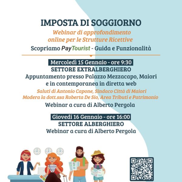 Maiori, il Comune organizza incontro per le nuove modalità imposta di soggiorno